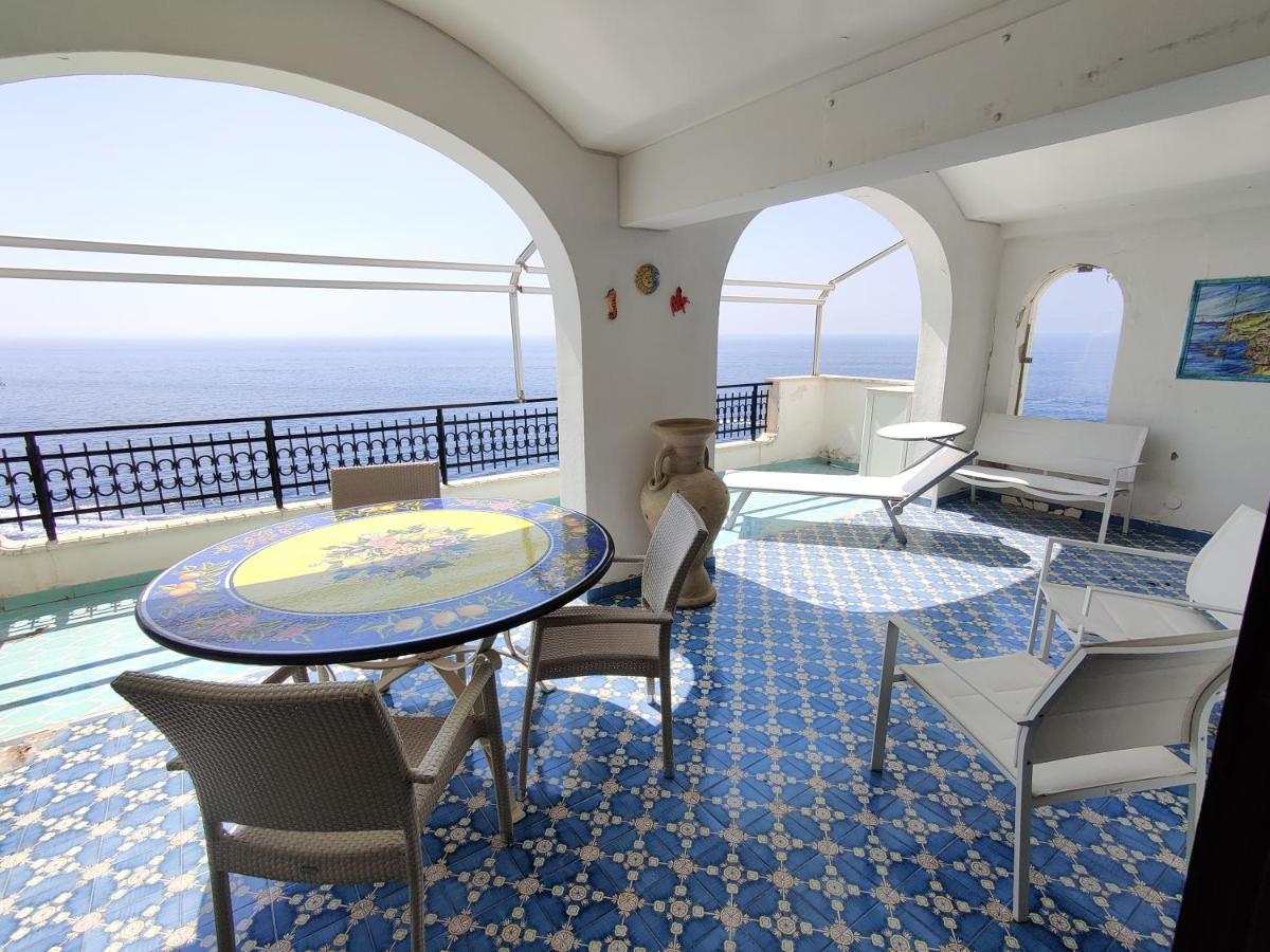 Ferienwohnung Casa La Scogliera Praiano Exterior foto