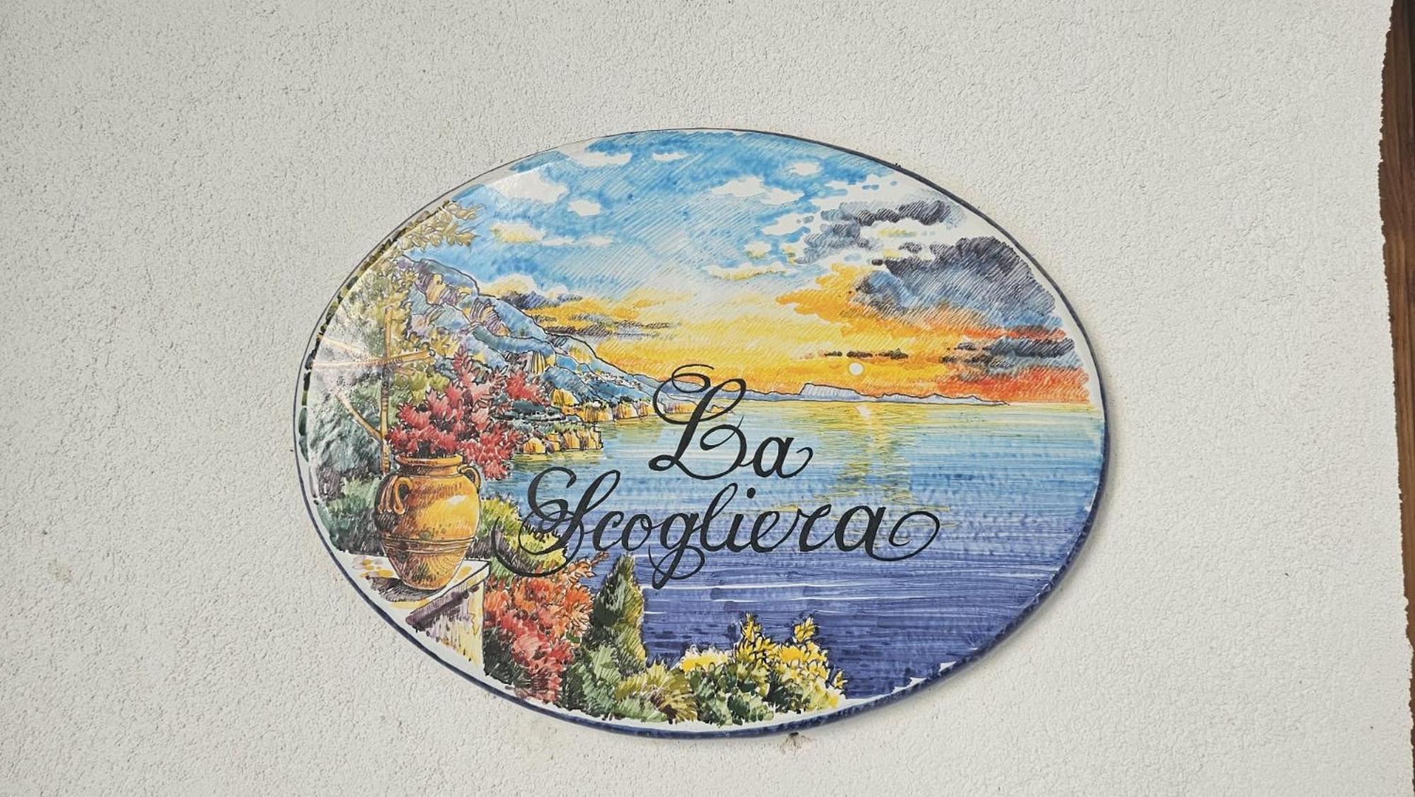 Ferienwohnung Casa La Scogliera Praiano Exterior foto
